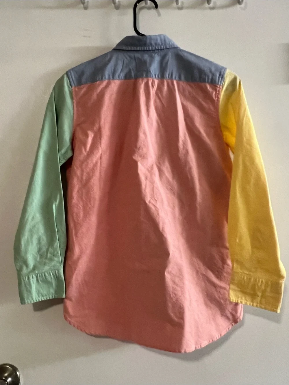 GAP Multi-Colorblock Oxford Button-Down Shirt - Size Large